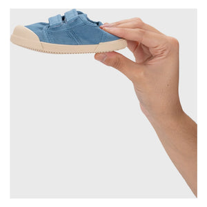 Igor - Zapatillas de lona con doble raya | Azul azur