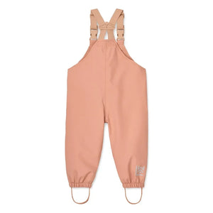 Liewood - Conjunto impermeable Manu de bloques de color hecho con fibras recicladas | Rosa