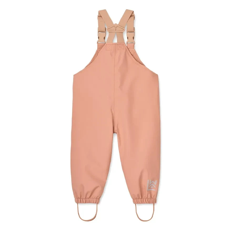Liewood - Conjunto impermeable Manu de bloques de color hecho con fibras recicladas | Rosa