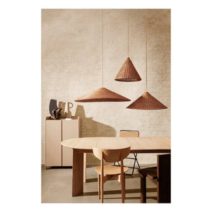 Ferm Living - Pantalla de lámpara de ratán Dou