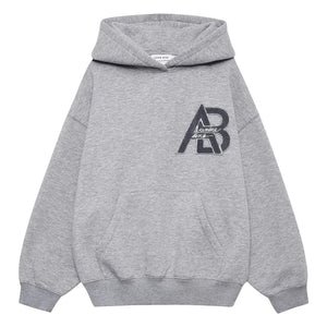 Anine Bing - Sudadera Jacie Letterman | Gris jaspeado
