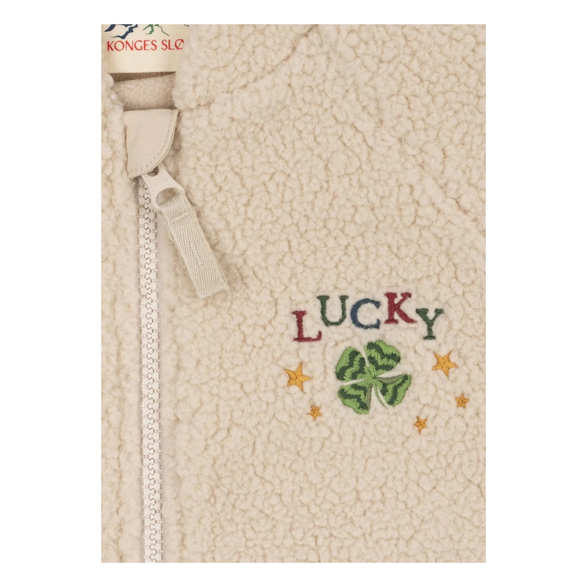Konges Sløjd - Chaqueta Sherpa de Fibra Reciclada Lucky Jazz | Beige