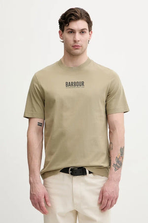 Camiseta de algodón para hombre Barbour