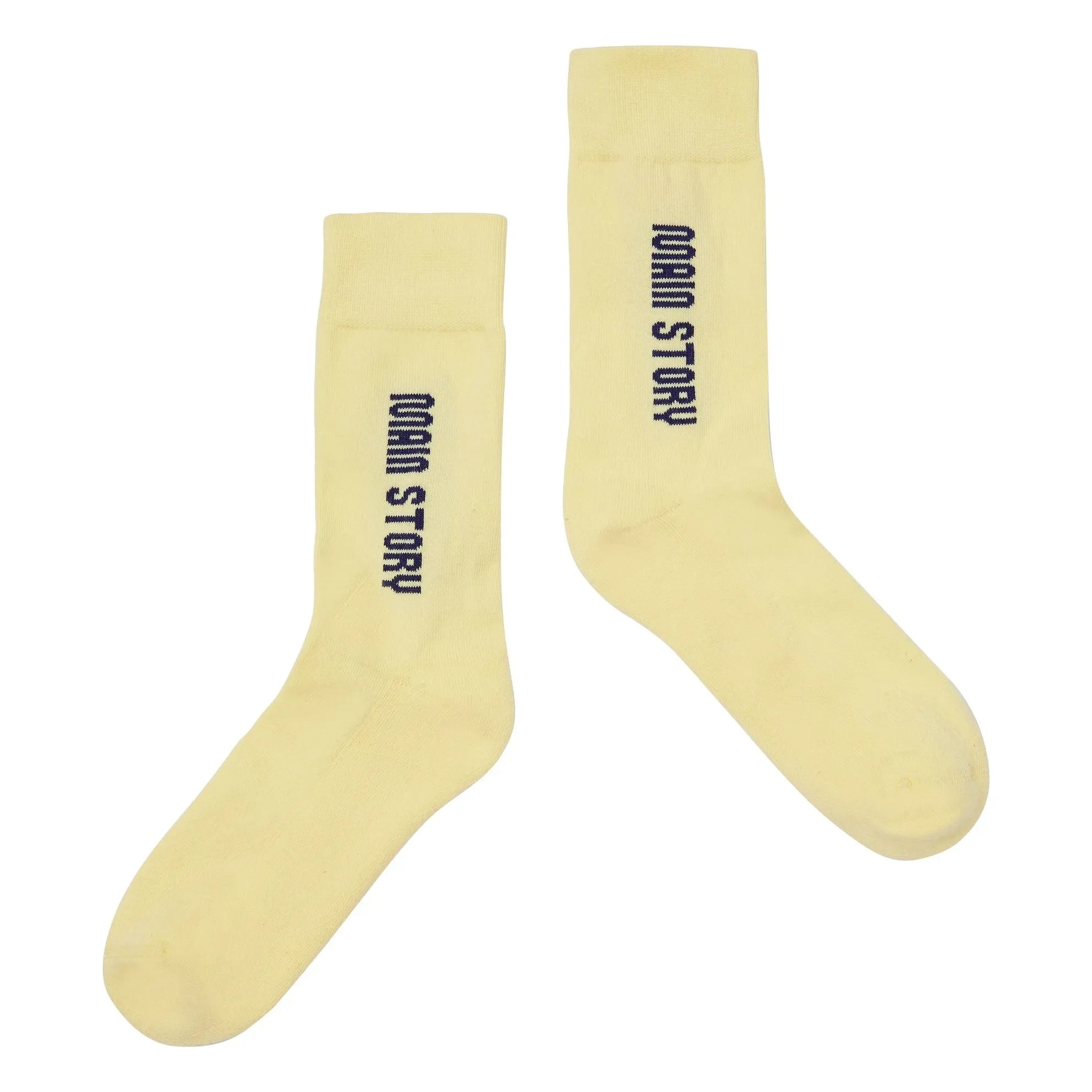 Main Story - Calcetines de algodón orgánico | Amarillo pálido