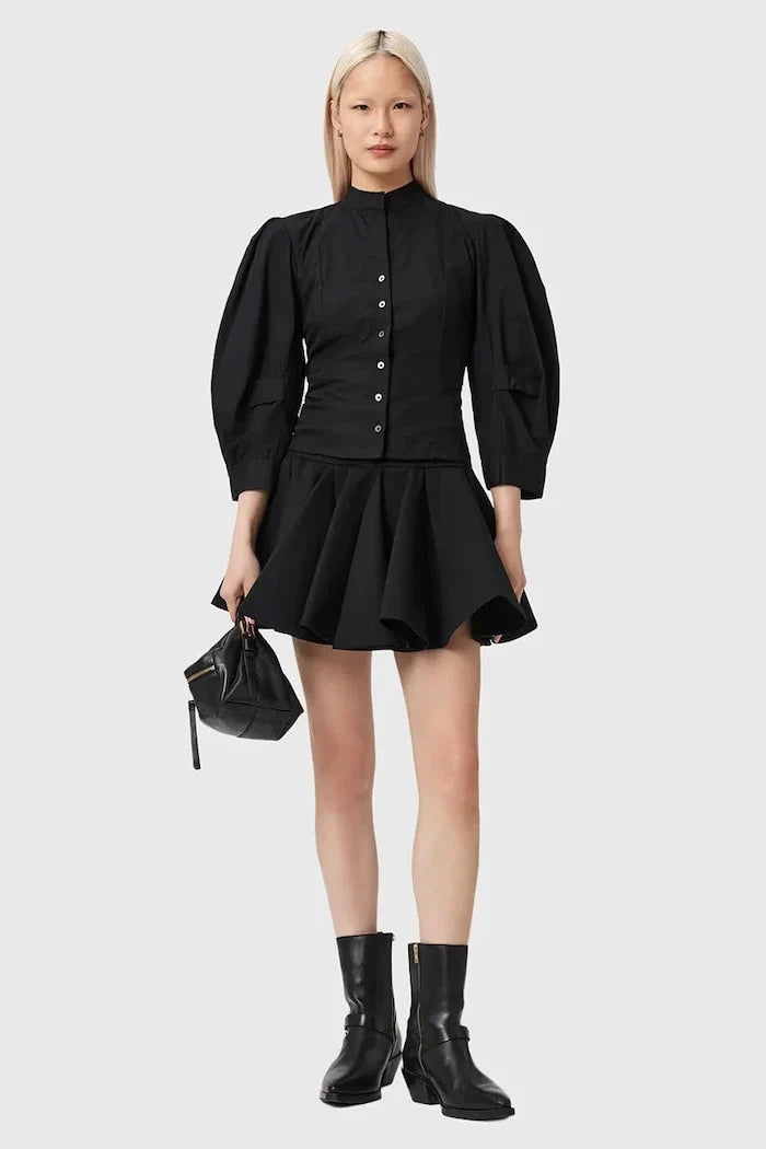 Camisa de algodón AllSaints MAUD