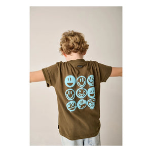 Tumble N'Dry - Camiseta Surface de algodón reciclado | Marrón caqui