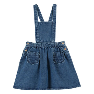 Emile et Ida - Vestido de mezclilla con peto | Azul