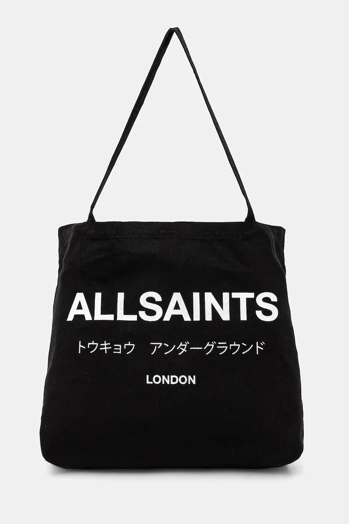 Bolso de algodón AllSaints 38 x 35 x 12 cm