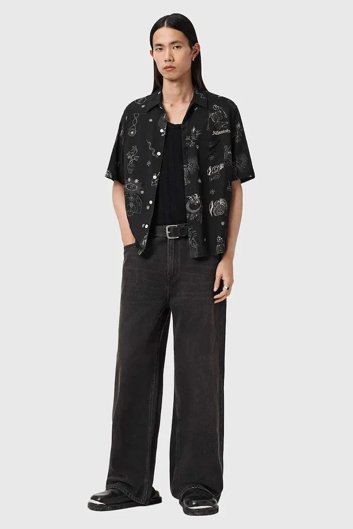 Camisa de lino AllSaints TERRA