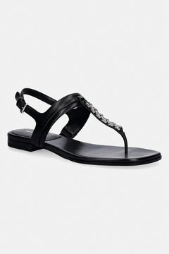 Sandalia plana de cuero para mujer Michael Michael Kors Marcia Thong