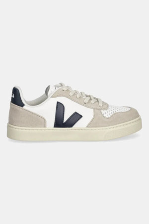 Zapatillas de piel para niños Veja Small V-10 Laces