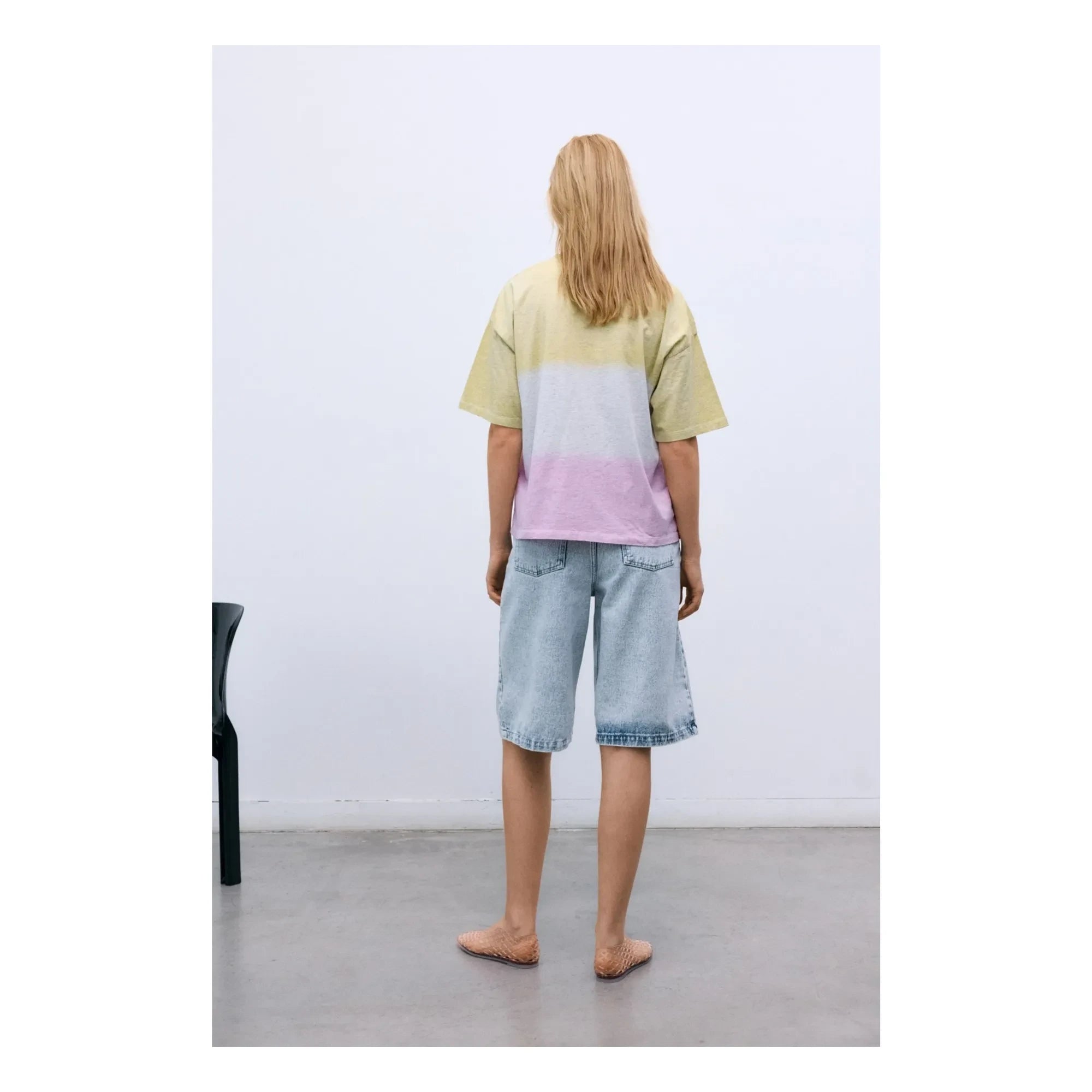 the new society - Bermuda de algodón | Azul denim