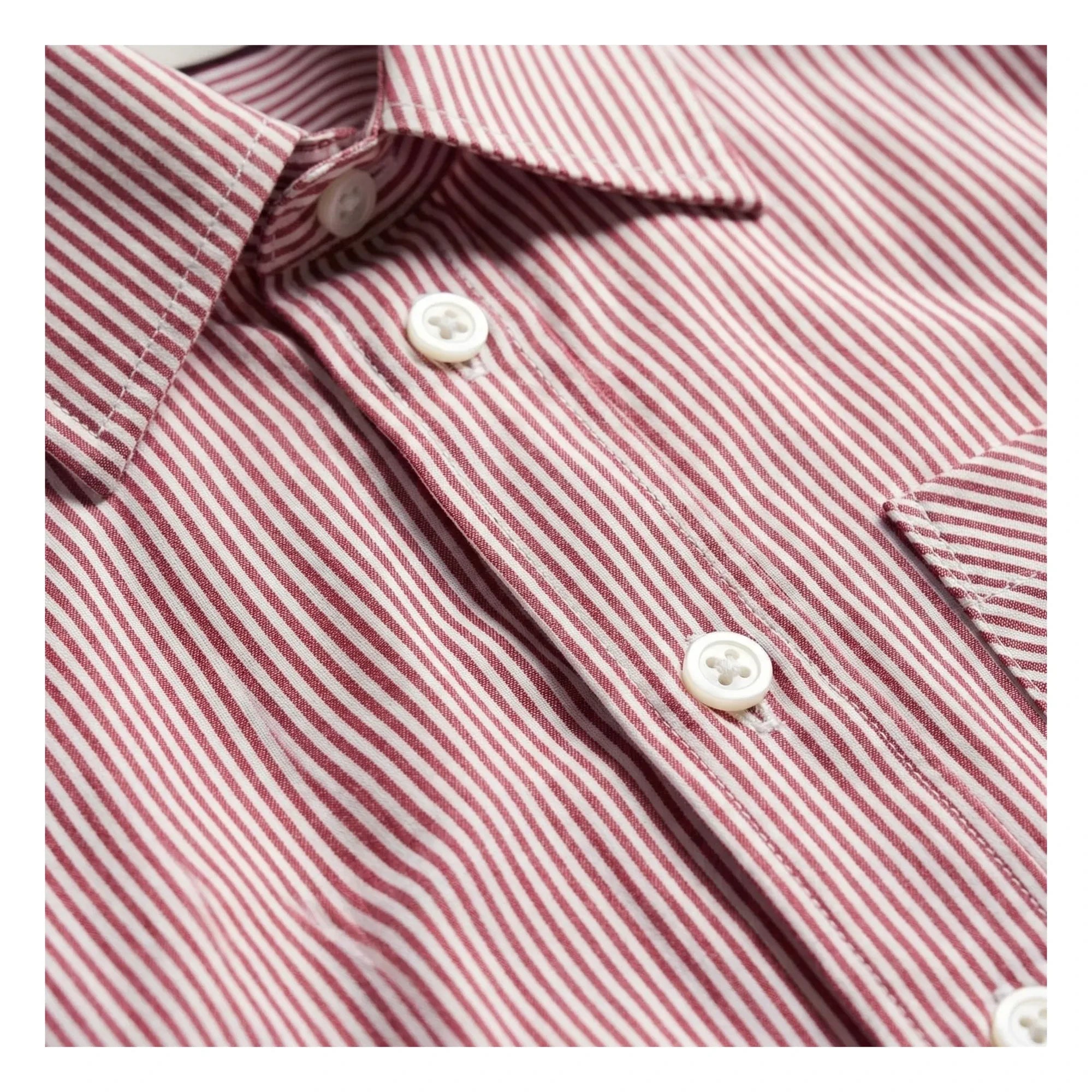 Finger in the nose - Camisa a rayas Rogue | Rojo ladrillo
