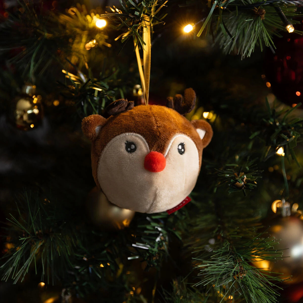 Legami - Juguete de Peluche Decoración Navideña - Reno - Oh-Oh-Ohrnaments