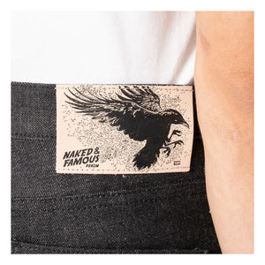 Naked & Famous - Jean Super Guy Yatagarasu Selvedge | Negro