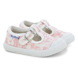 Tartine et Chocolat - Zapatillas de lona para bebés | Rosa claro