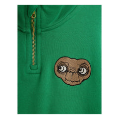 Mini Rodini - Sudadera con cremallera E.T. de algodón orgánico | Verde