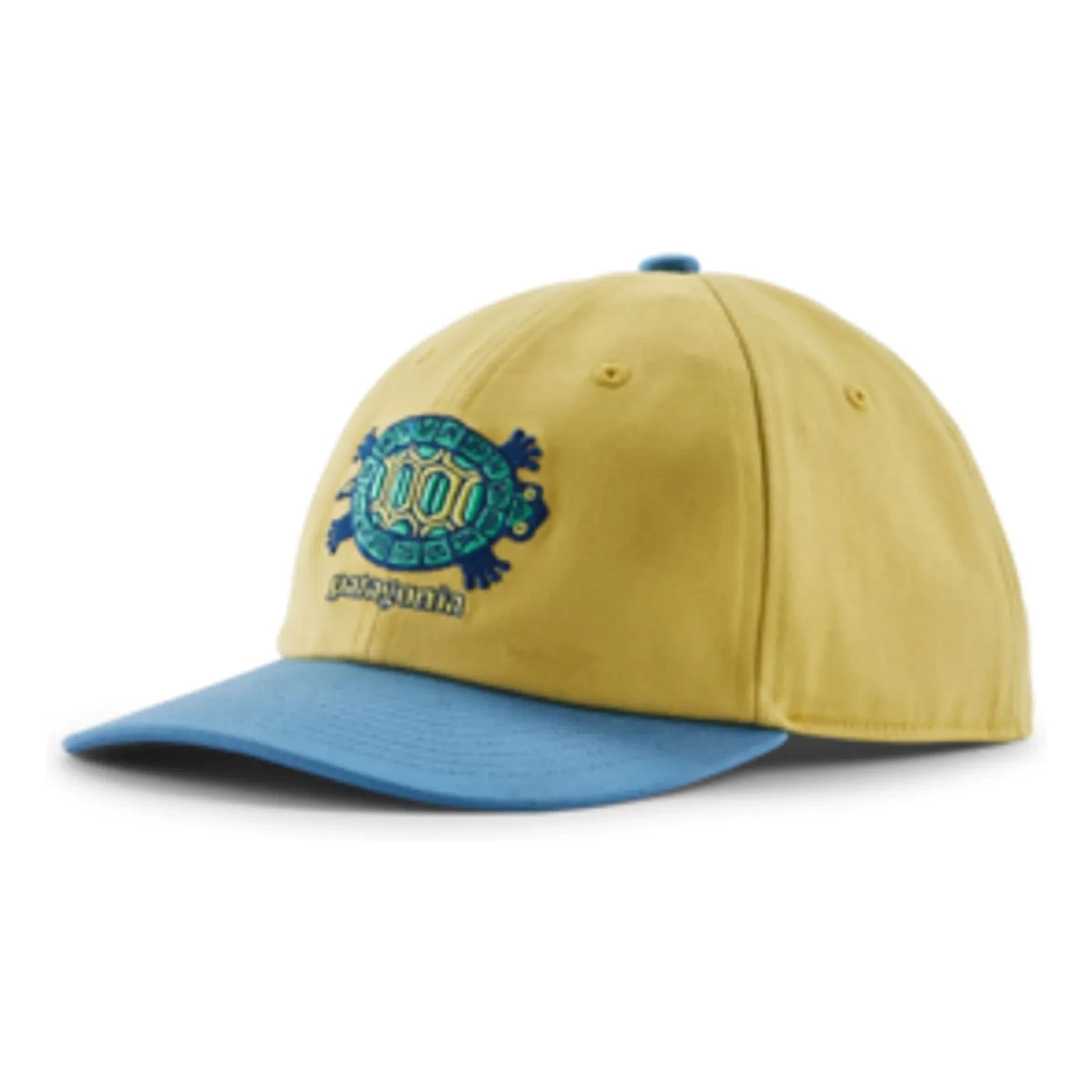 Patagonia - Gorra de algodón orgánico Funhoggers Island Turtle | Amarillo