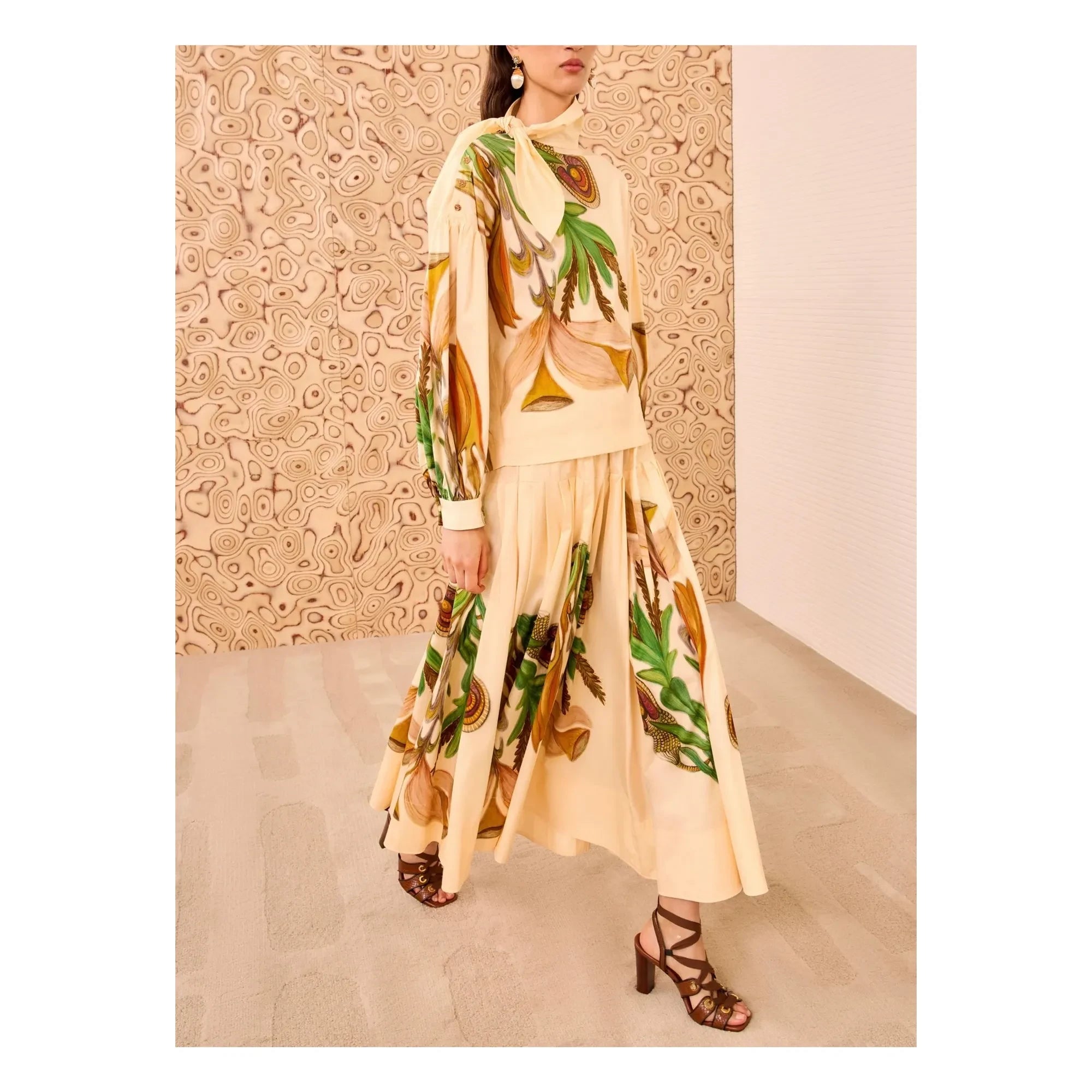Ulla Johnson - Falda Filagree | Crema