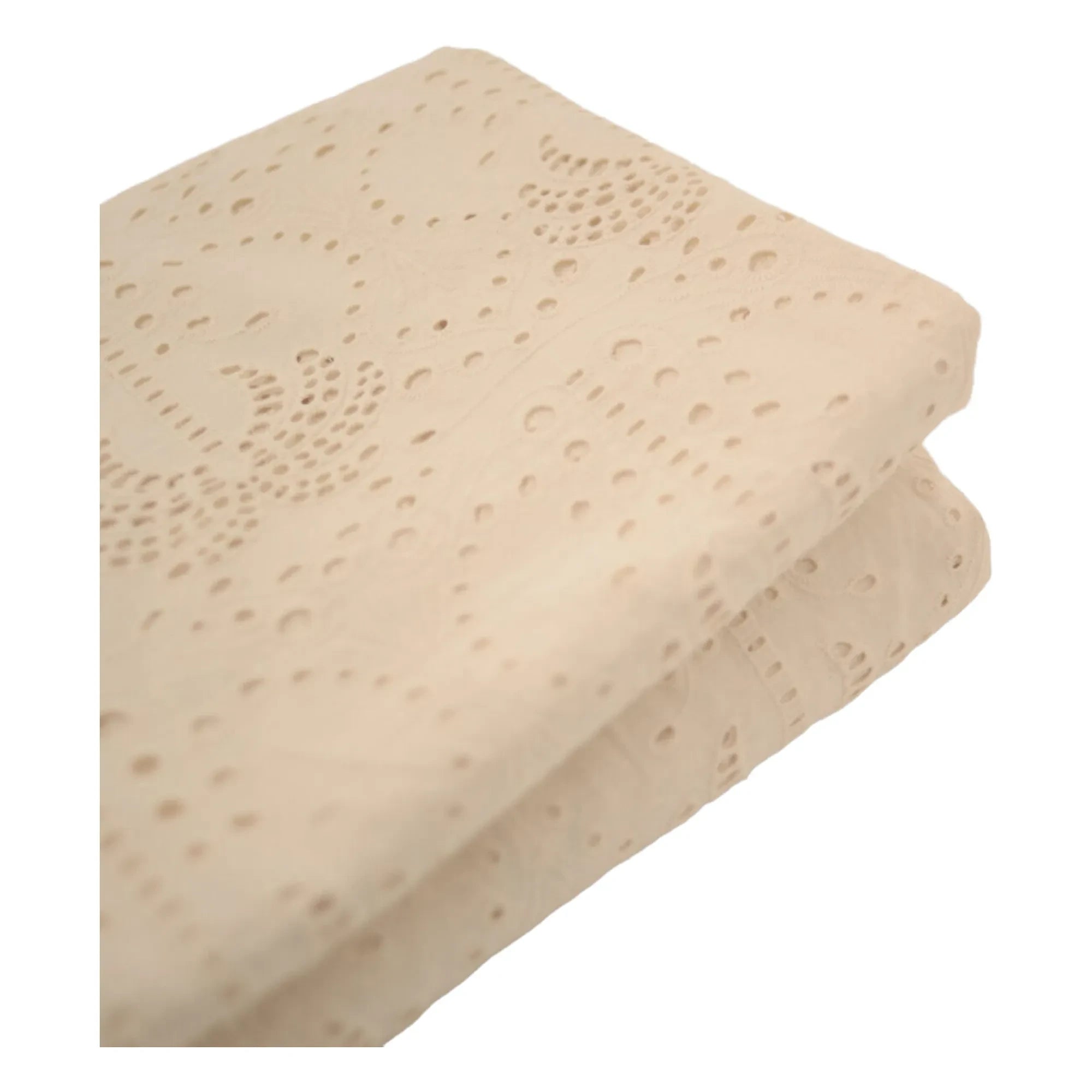 Olsson & Jensen - Mantel de mesa Brisa con palma bordada | Crudo