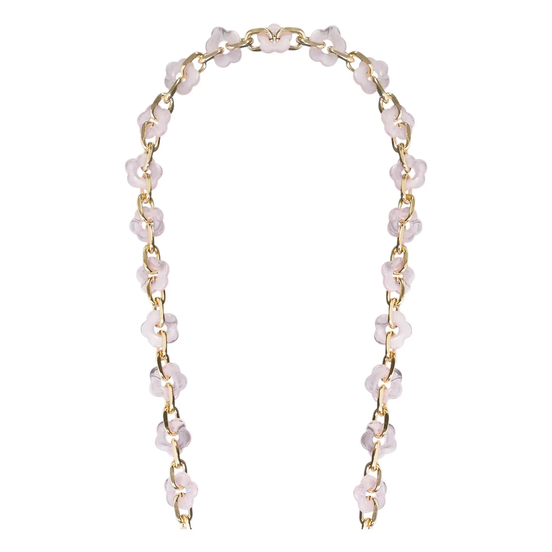 LaCoqueFrançaise - Cassy Cadena Larga Flores 120 cm | Rosa
