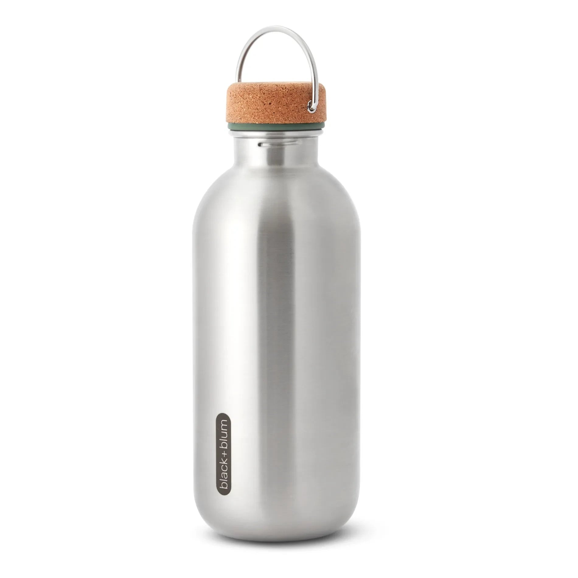 Black + Blum - Botella de Agua de Acero Inoxidable - 600 ml | Oliva