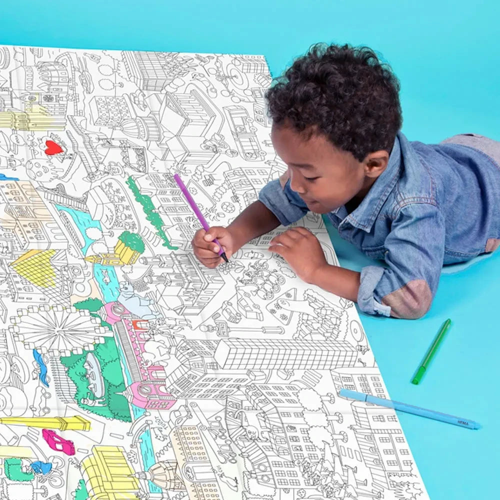 Omy - Póster gigante para colorear París
