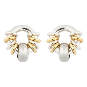 Sigal - Pendientes infantiles Donuts | Plata