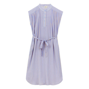a.p - Vestido de algodón orgánico a rayas | Lavanda