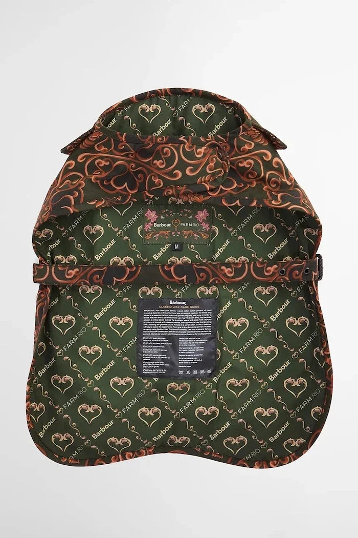 Abrigo para perro Barbour x Farm Rio