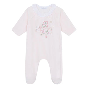 Tartine et Chocolat - Pijama con estampado floral ABC | Rosa pálido
