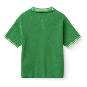 Copenhagen Colors - Polo de punto de algodón orgánico | Meadow Green