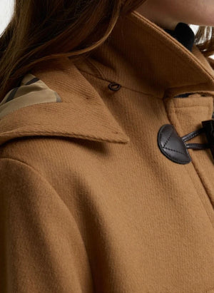 Barbour - Melody Chaqueta Duffle de Lana | Beige