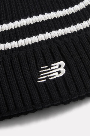 Gorro New Balance de algodón con pompón para niños