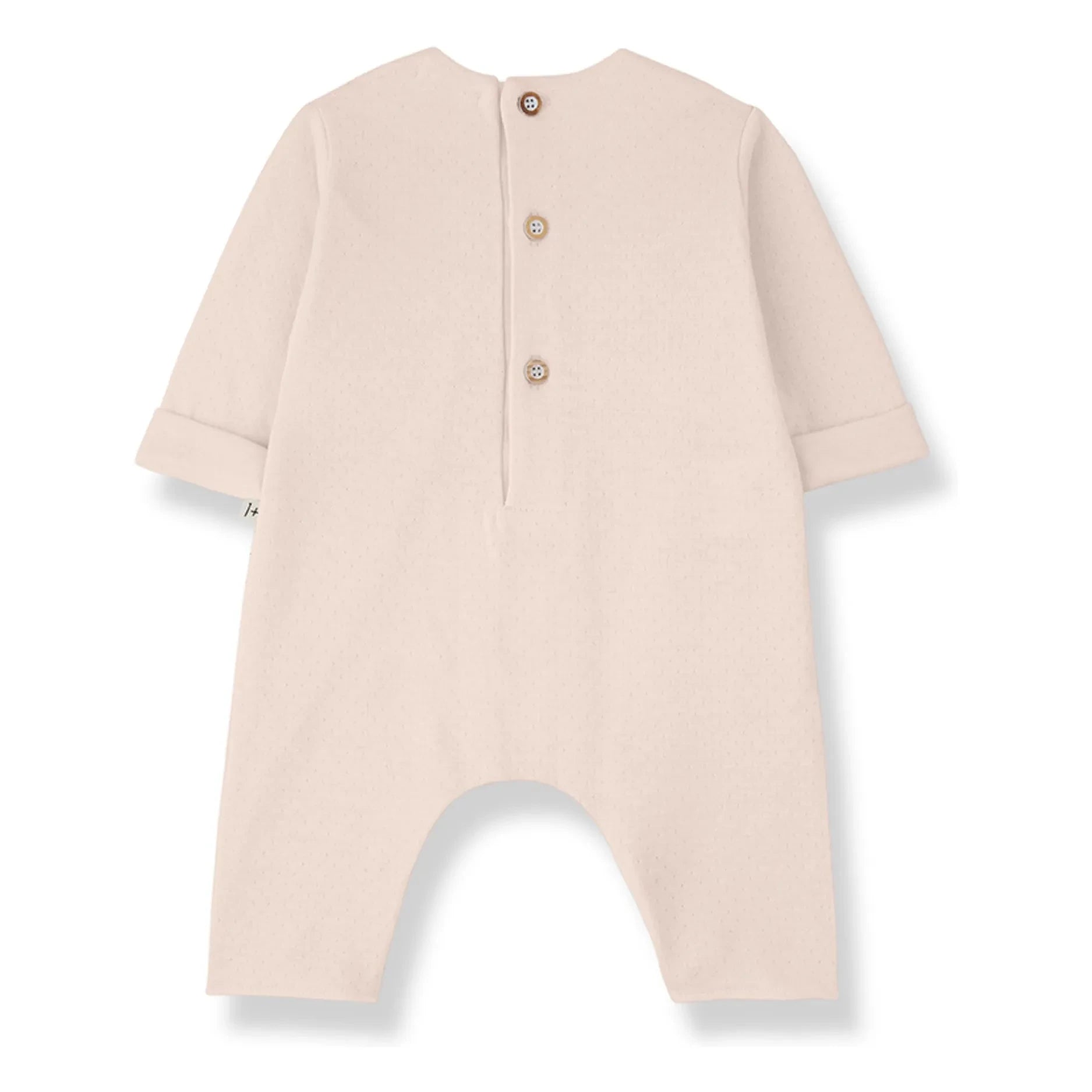 1+ en la familia - Mono Pointelle Margot | Beige rosado