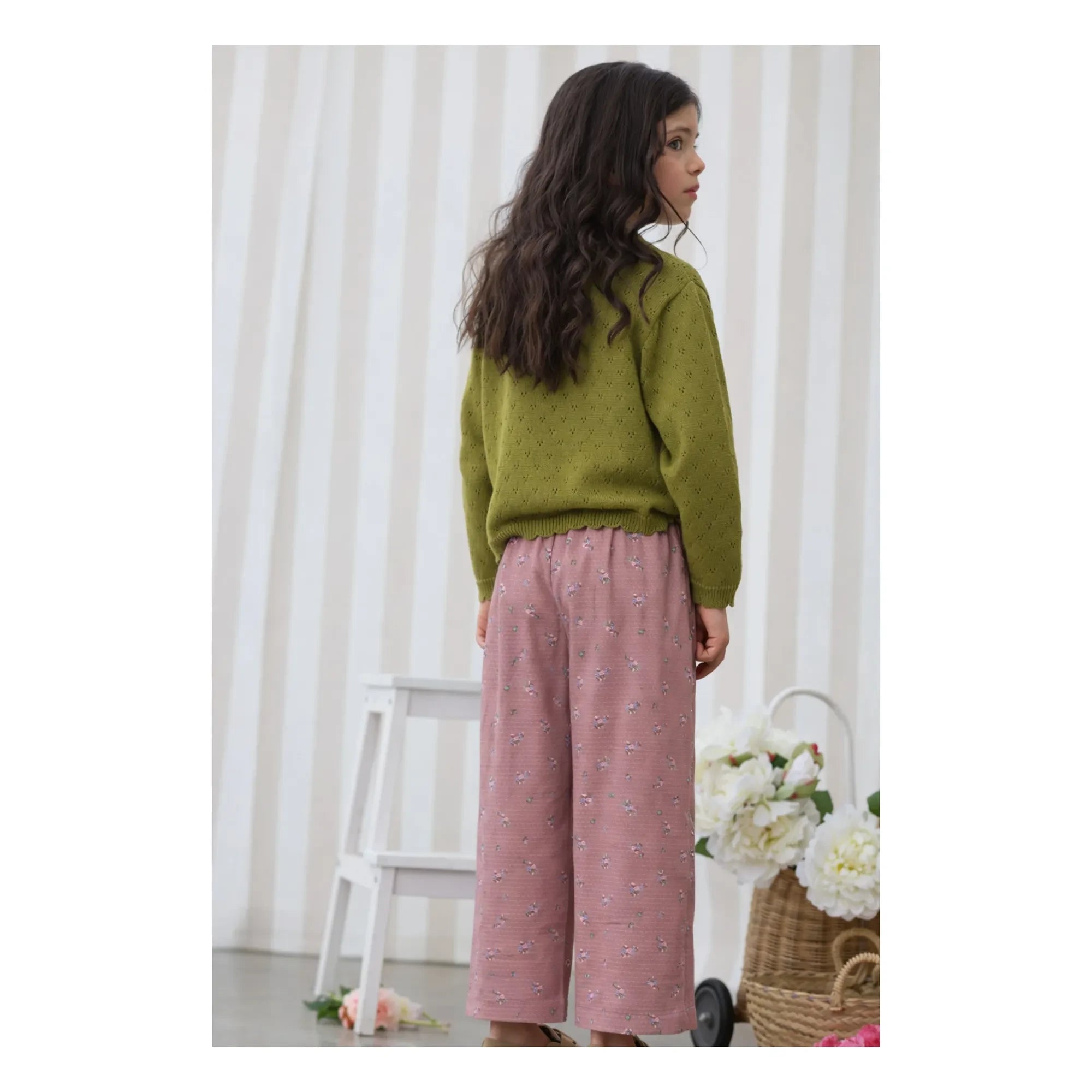 Lililotte - Pantalón de algodón orgánico Paola Tencel | Azul vaquero