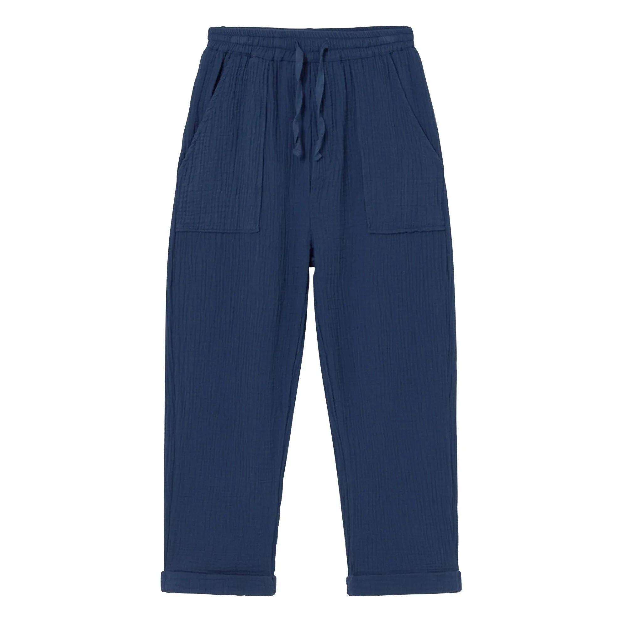 Cozmo - Iker Pamuk Pantalones con Gas | Azul Marino