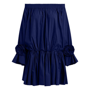 Essentiel Antwerp - Vestido de algodón Jegan | Azul
