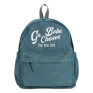 Bobo Choses - Mochila vaquera de algodón orgánico | Azul