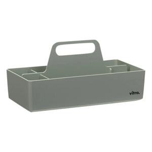 Vitra - Organizador de caja de herramientas de plástico reciclado - Arik Levy | Gris Musgo