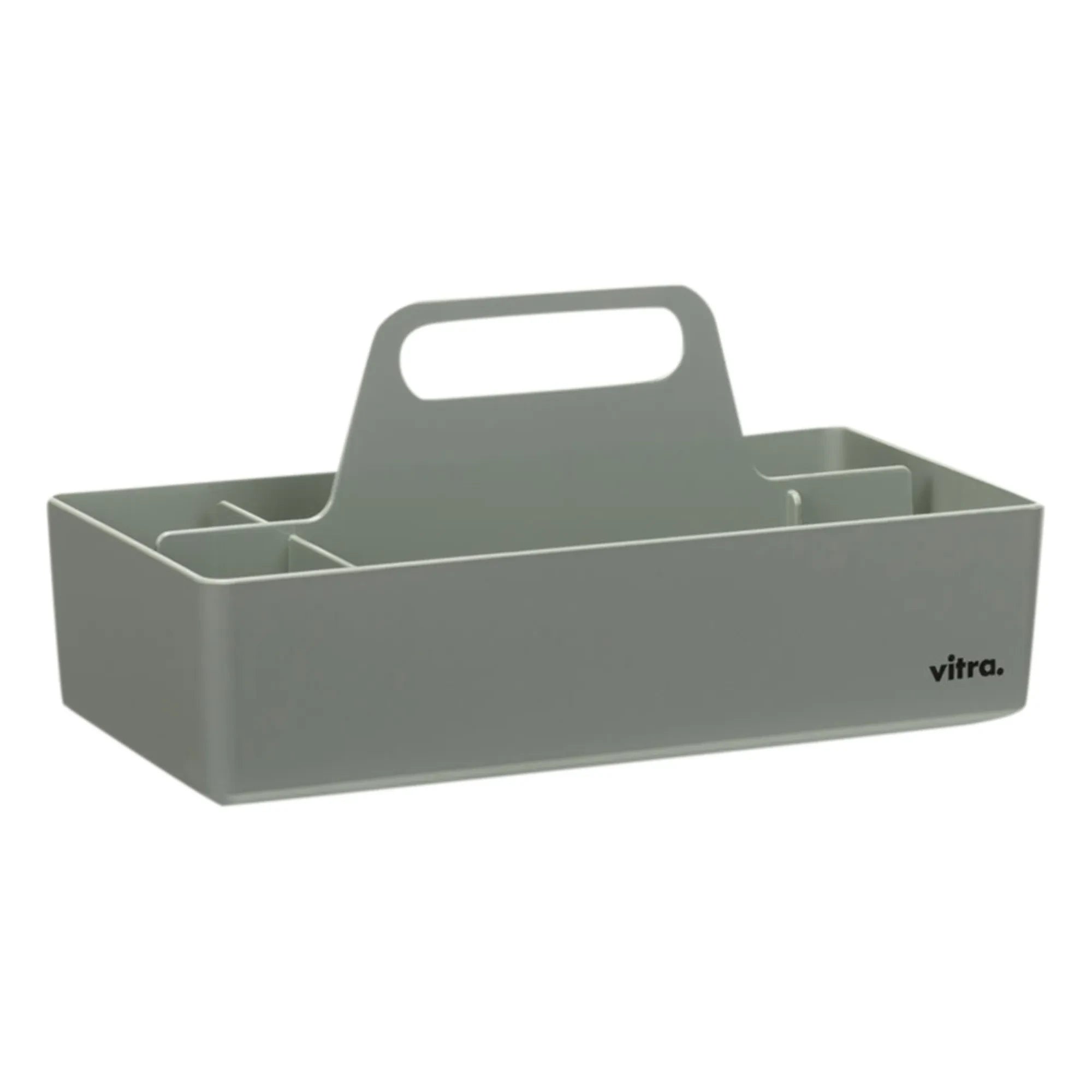 Vitra - Organizador de caja de herramientas de plástico reciclado - Arik Levy | Gris Musgo