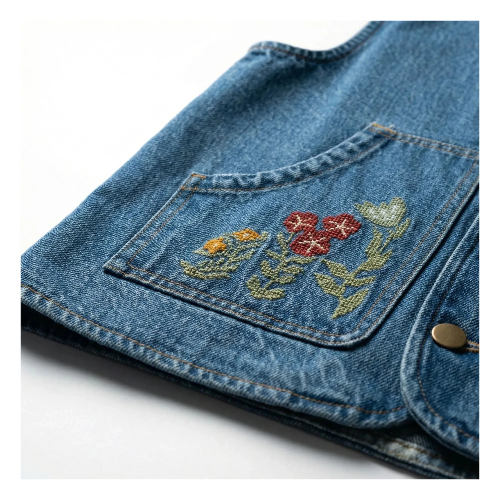 Hundred Pieces - Mara Cheval Chaqueta Vaquera Sin Mangas | Azul