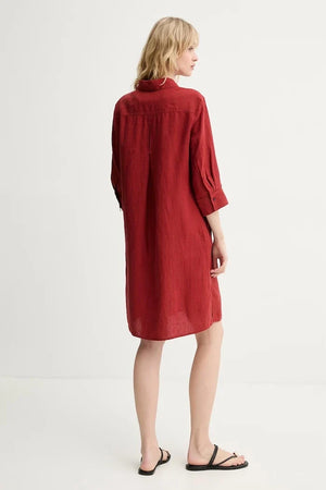 Vestido camisero de lino Marc O'Polo