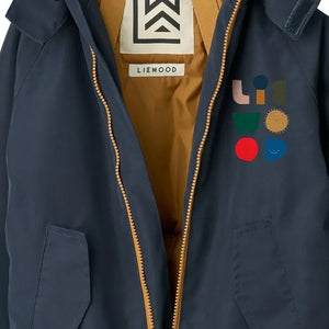 Liewood - Mono de esquí Maddy de bloques de color hecho con fibras recicladas | Azul noche