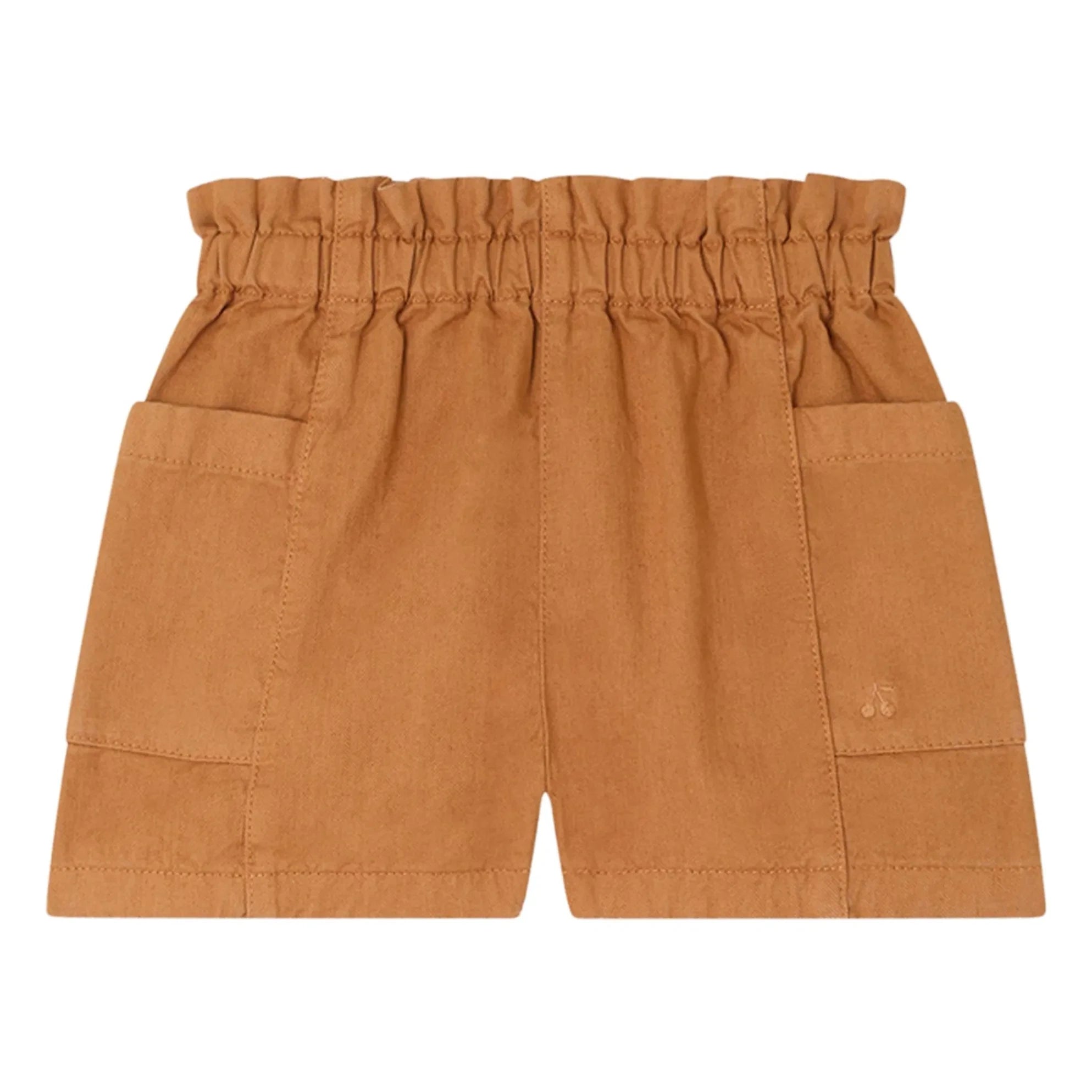 Bonpoint - Pantalones cortos de algodón orgánico Nougat | Camel