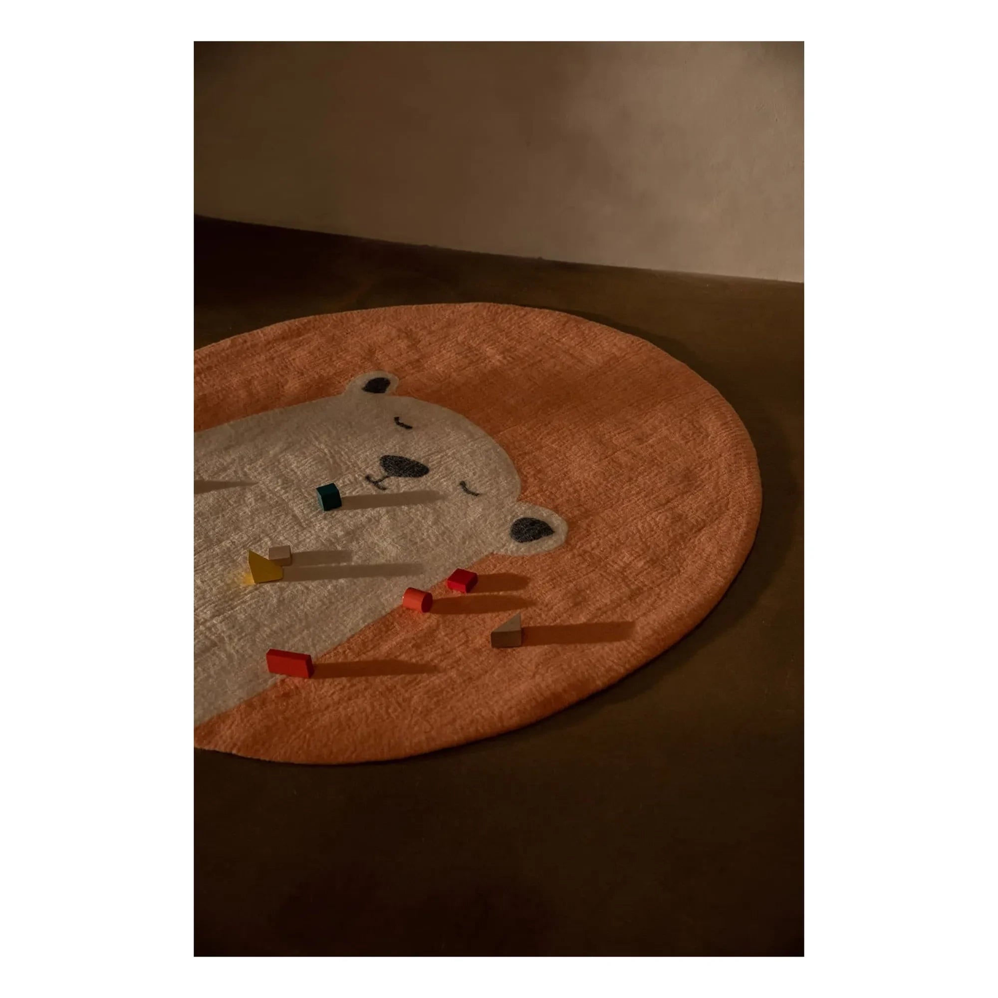 Muskhane - Alfombra de fieltro Pasu Grizzly | Caramelo