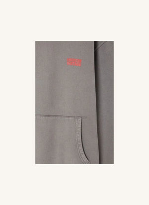 American Vintage - Plizzy Kapüşonlu Sweatshirt | Koyu Gri