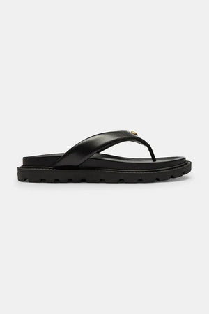 Coach Brynn Leather Thong Sandal Sandalia de Dedo de Cuero para Mujer