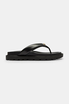 Coach Brynn Leather Thong Sandal Sandalia de Dedo de Cuero para Mujer
