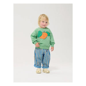 Bobo Choses - Sudadera naranja de algodón orgánico | Verde